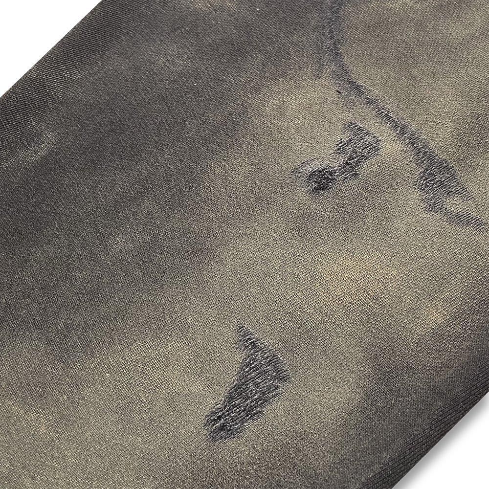 BLACK VINTAGE | SWEAT PANTS DUST PAINTING / BLACK