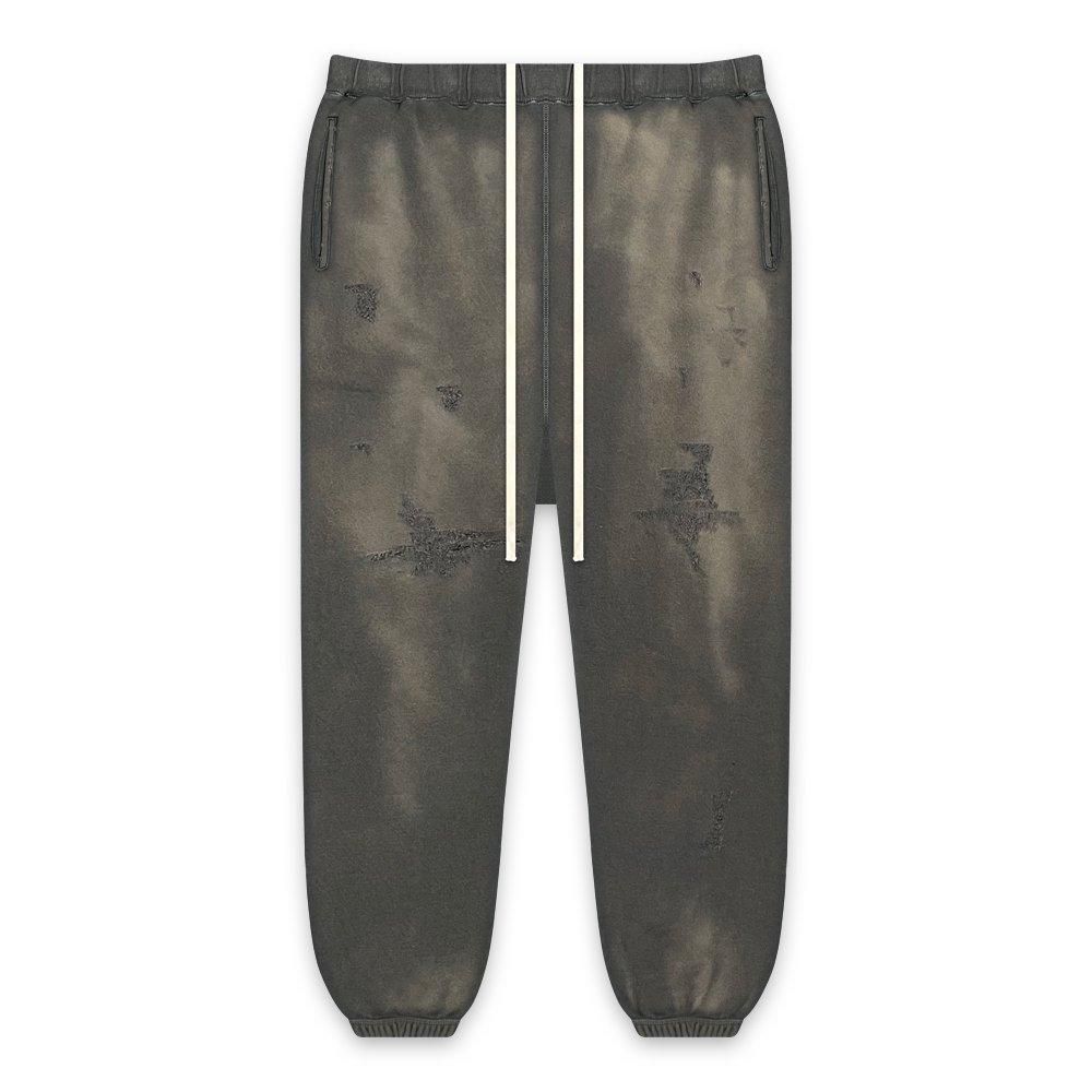 BLACK VINTAGE | SWEAT PANTS DUST PAINTING / SLATE