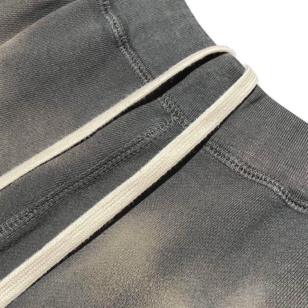 BLACK VINTAGE | SWEAT PANTS DUST PAINTING / SLATE