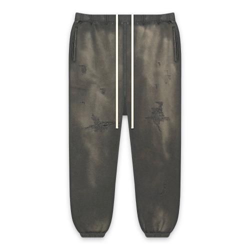 BLACK VINTAGE | SWEAT PANTS DUST PAINTING / SLATE