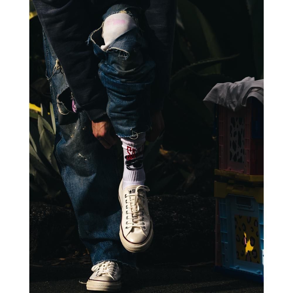 SAINT MXXXXXX | SOCKS EYE / WHITE