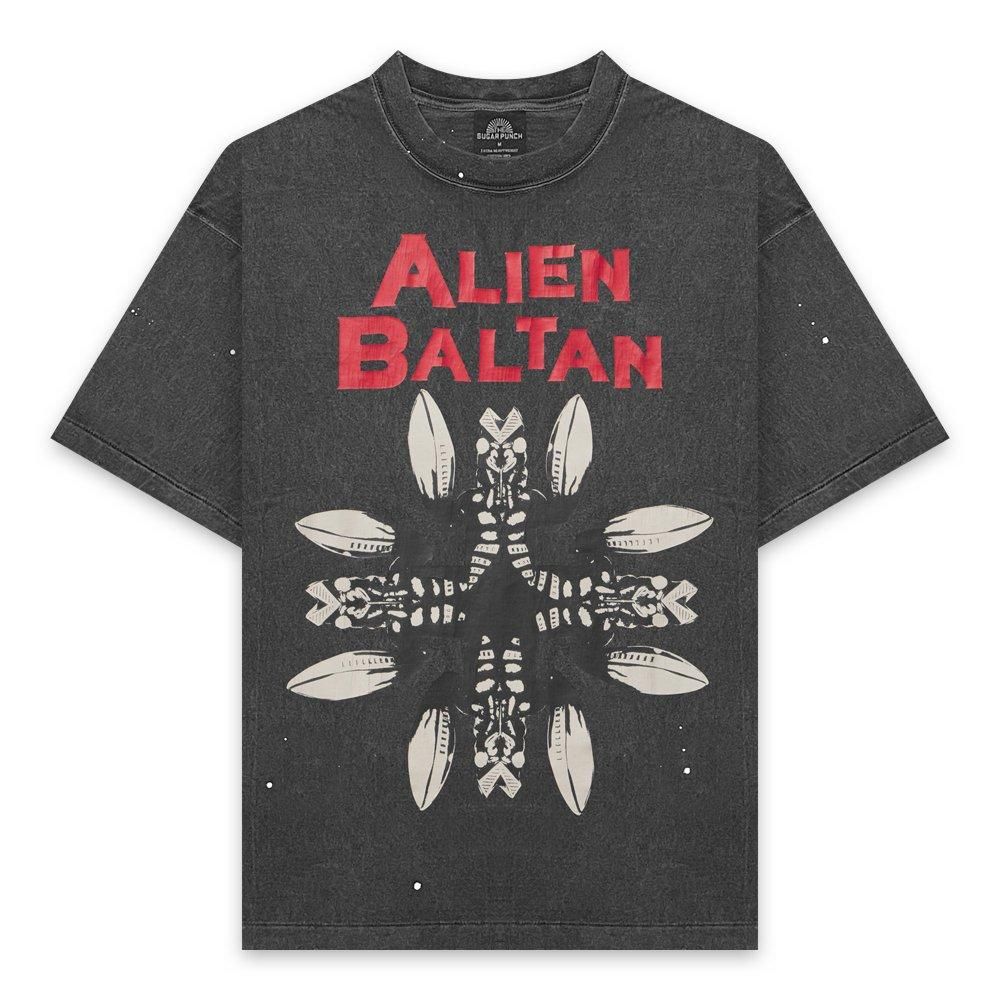 THE SUGAR PUNCH | ULTRAMAN T-SHIRT (ALIEN BALTAN) / BLACK