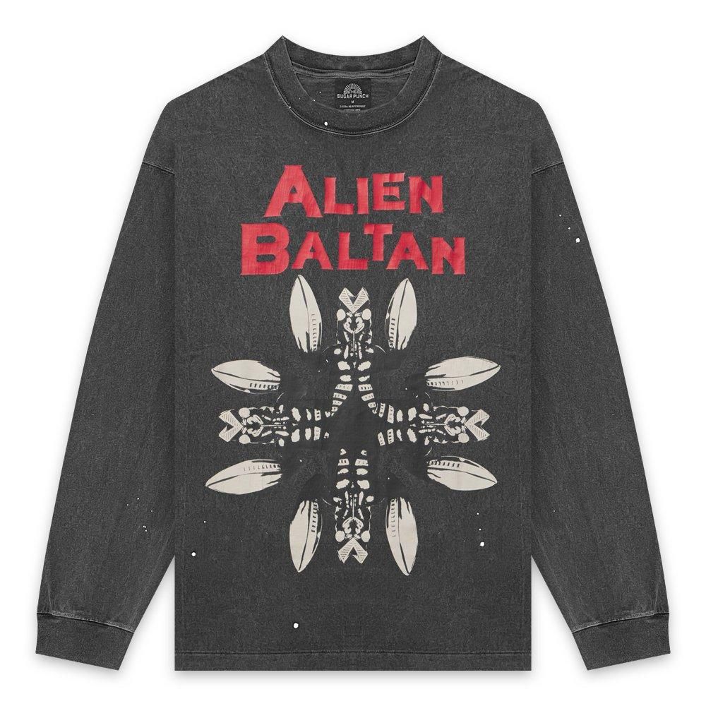 THE SUGAR PUNCH | ULTRAMAN LONGSLEEVE (ALIEN BALTAN) / BLACK