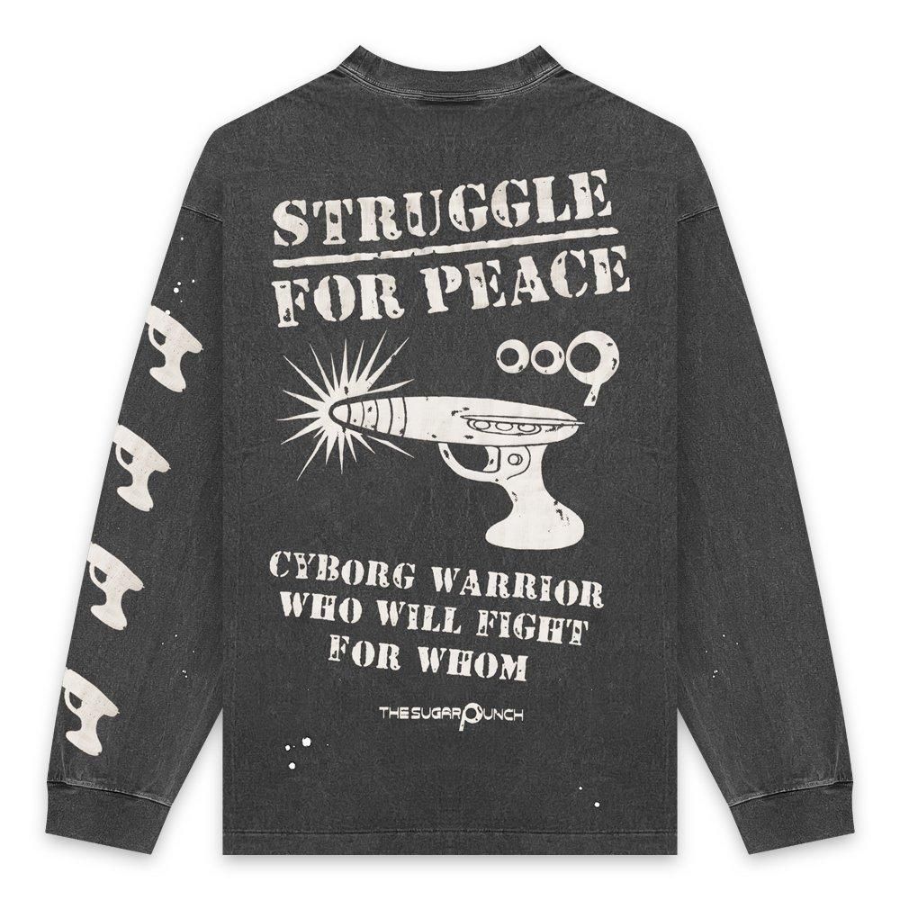 THE SUGAR PUNCH | CYBORG009 LONGSLEEVE (PEACE) / BLACK