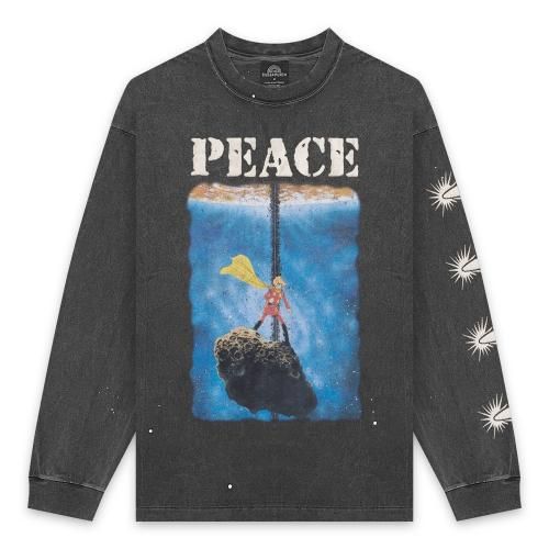 THE SUGAR PUNCH | CYBORG009 LONGSLEEVE (PEACE) / BLACK
