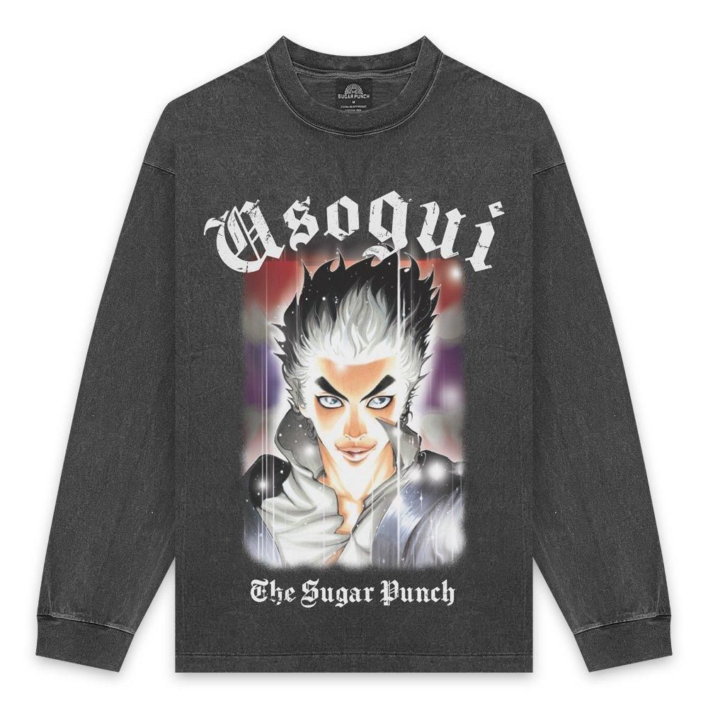 THE SUGAR PUNCH | USOGUI L/S T-SHIRT / BLACK