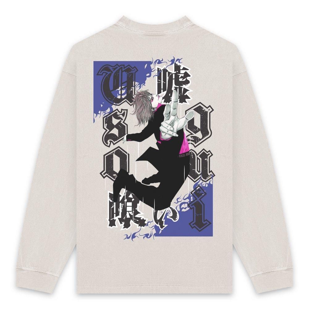 THE SUGAR PUNCH | USOGUI L/S T-SHIRT / WHITE