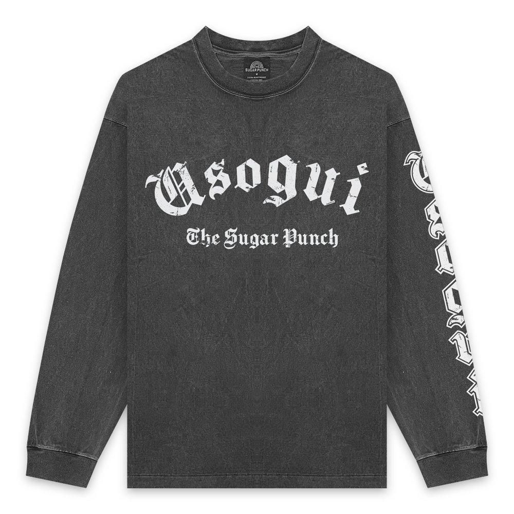 THE SUGAR PUNCH | USOGUI L/S T-SHIRT / BLACK