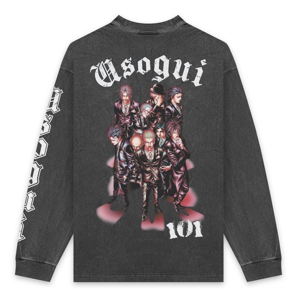 THE SUGAR PUNCH | USOGUI L/S T-SHIRT / BLACK
