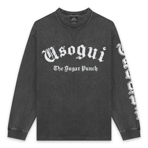 THE SUGAR PUNCH | USOGUI L/S T-SHIRT / BLACK