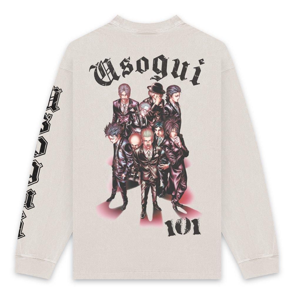 THE SUGAR PUNCH | USOGUI L/S T-SHIRT / WHITE
