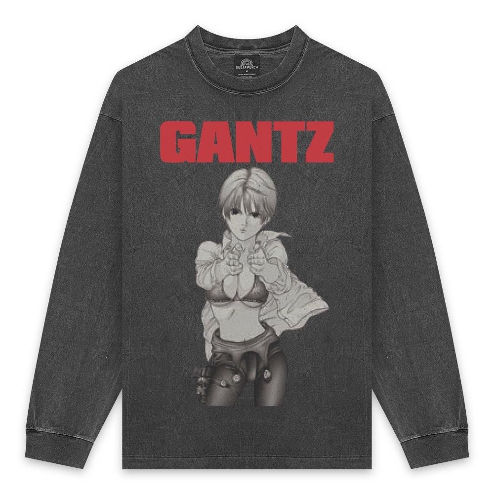 THE SUGAR PUNCH | GANTZ L/S T-SHIRT / BLACK