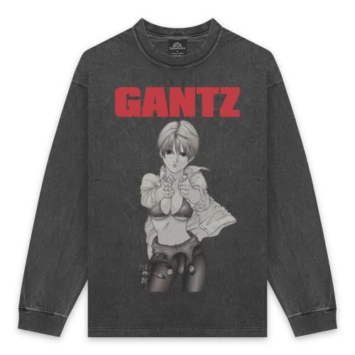 THE SUGAR PUNCH | GANTZ L/S T-SHIRT / BLACK