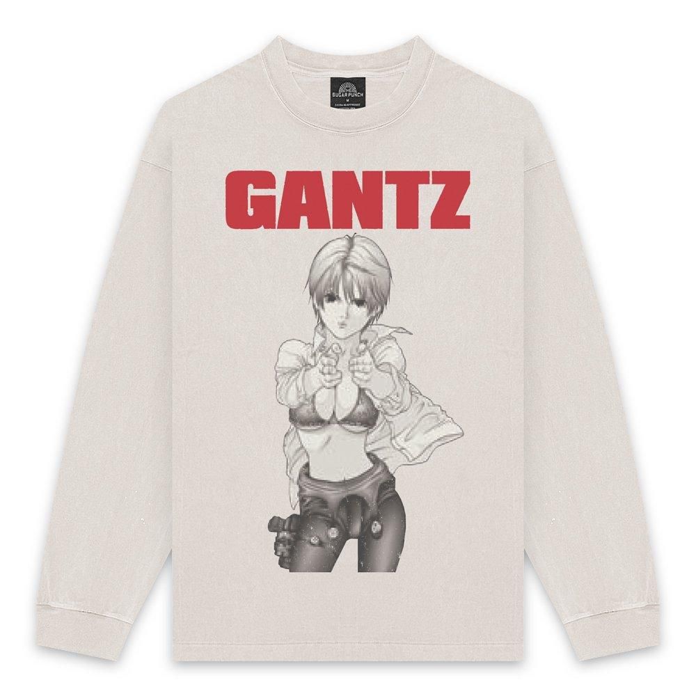 THE SUGAR PUNCH | GANTZ L/S T-SHIRT / WHITE