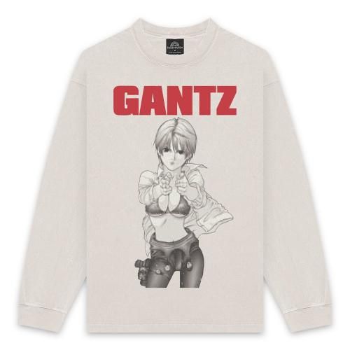 THE SUGAR PUNCH | GANTZ L/S T-SHIRT / WHITE