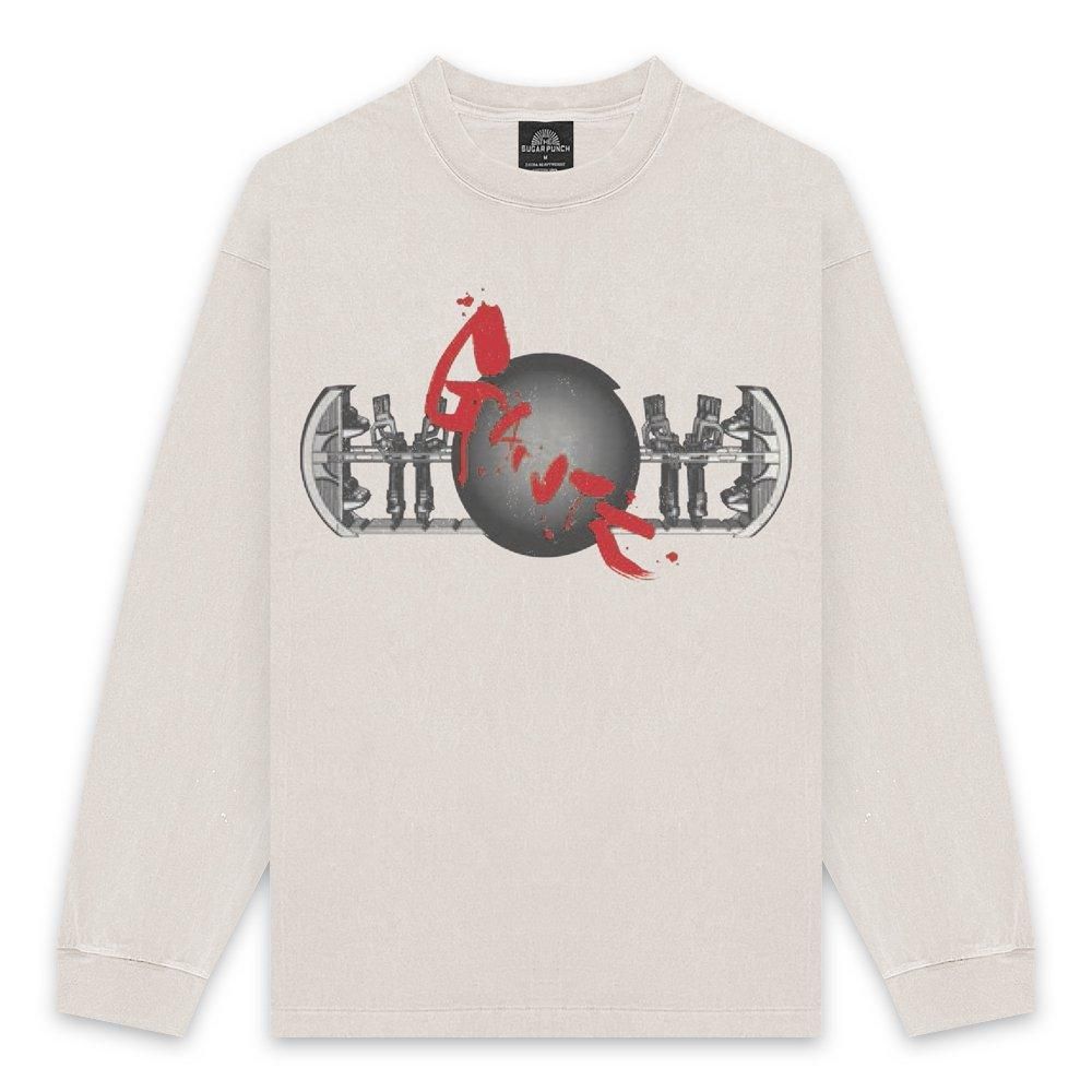 THE SUGAR PUNCH | GANTZ L/S T-SHIRT / WHITE