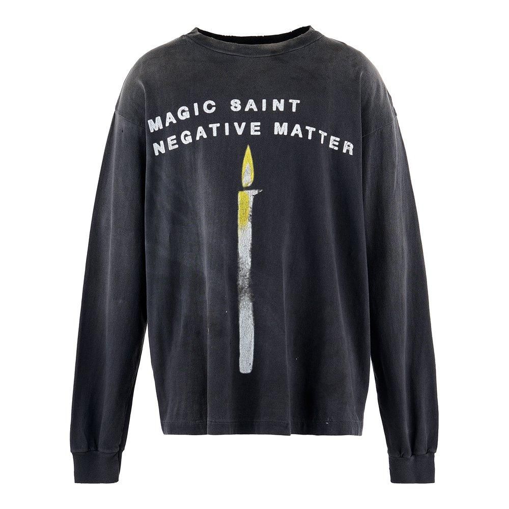 SAINT MXXXXXX | LS TEE CANDLE / BLACK