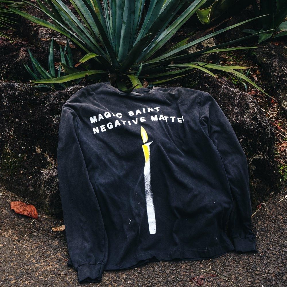 SAINT MXXXXXX | LS TEE CANDLE / BLACK