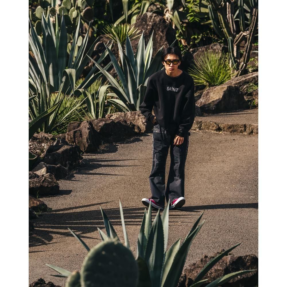 SAINT MXXXXXX | SWEAT PANTS SEVEN DEADLY / BLACK
