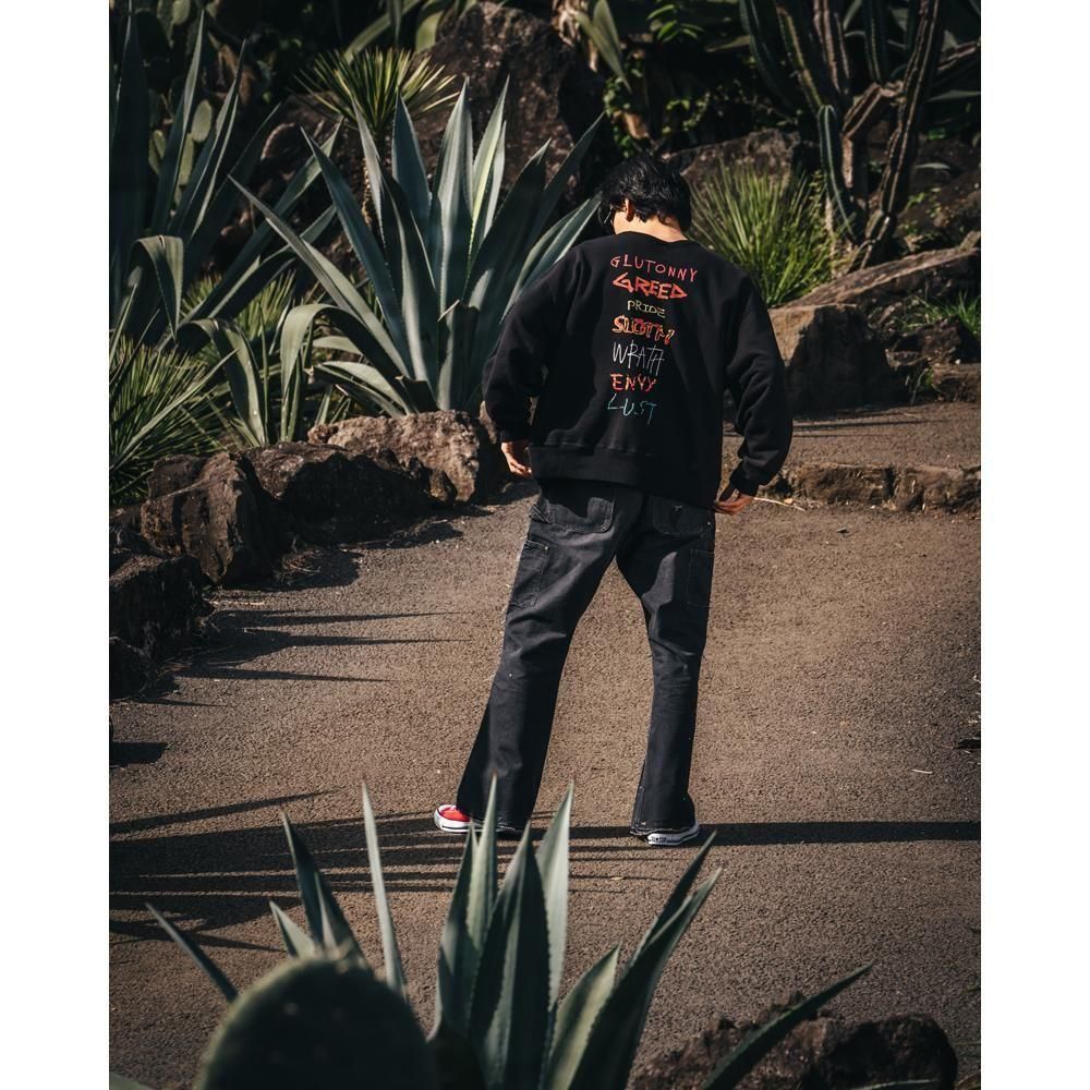 SAINT MXXXXXX | SWEAT PANTS SEVEN DEADLY / BLACK
