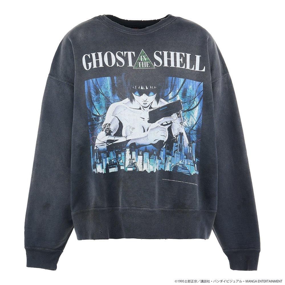 SAINT MXXXXXX | GS_CREW NECK SWEAT SHIRT GHOST IN THE SHELL / BLACK