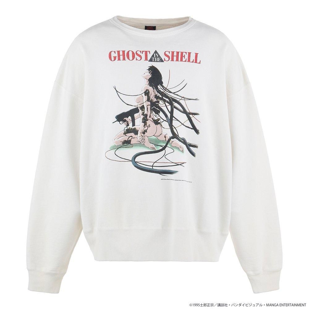 SAINT MXXXXXX | GS_CREW NECK SWEAT SHIRT GHOST IN THE SHELL / WHITE