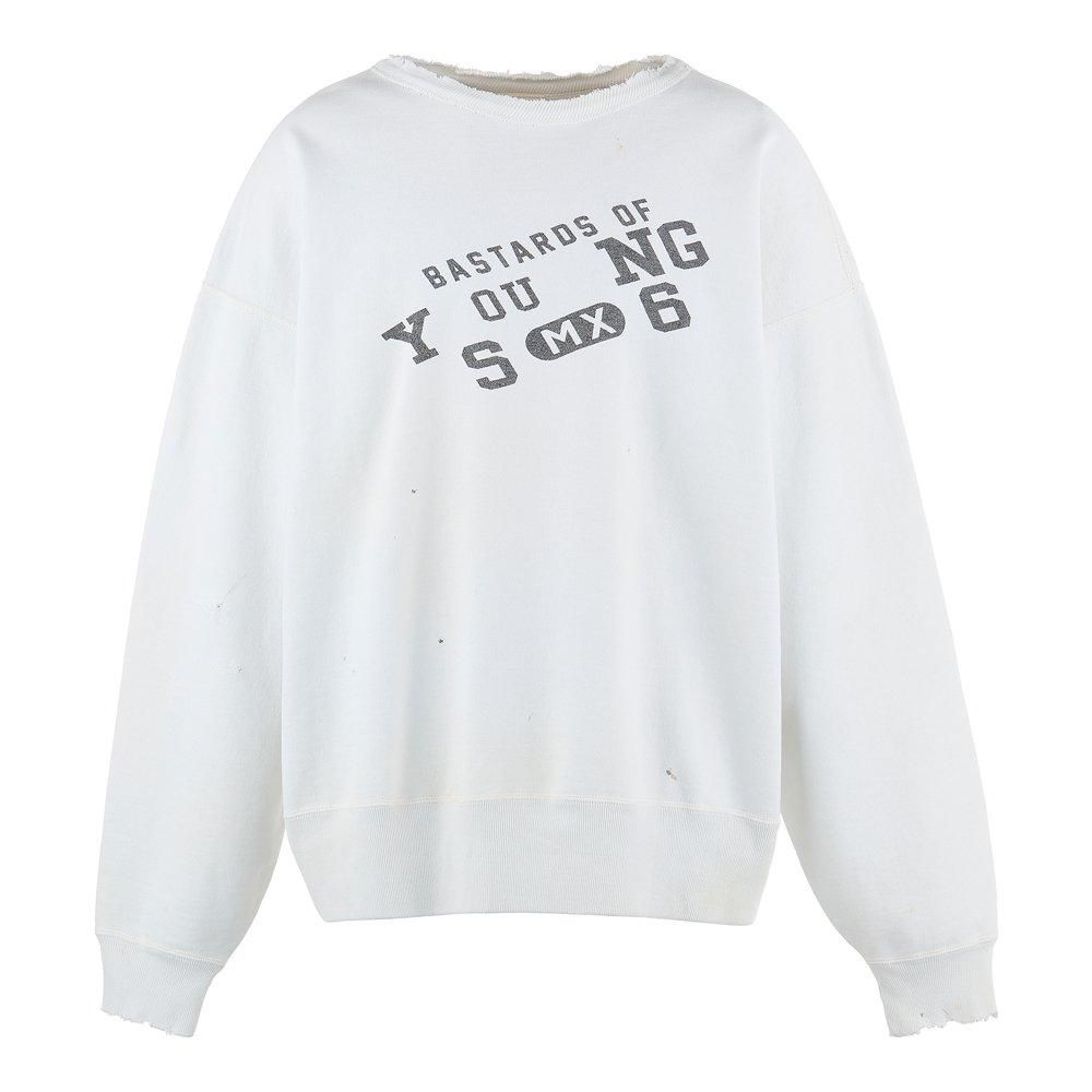 SAINT MXXXXXX | BJ_CREW NECK SWEAT SHIRT YOUNG / WHITE