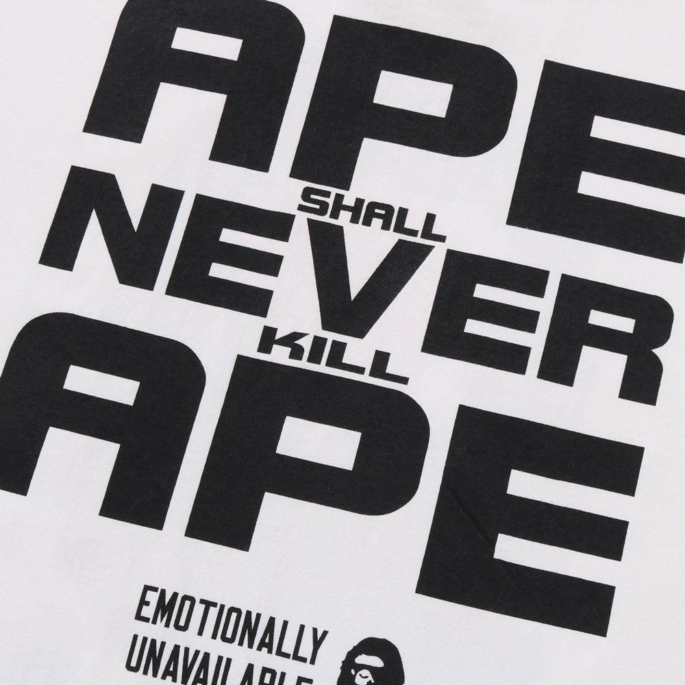 EMOTIONALLY UNAVAILABLE | EU BAPE FACE SS TEE / WHITE