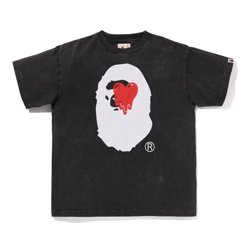 EMOTIONALLY UNAVAILABLE | EU BAPE FACE SS TEE / VINTAGE BLACK