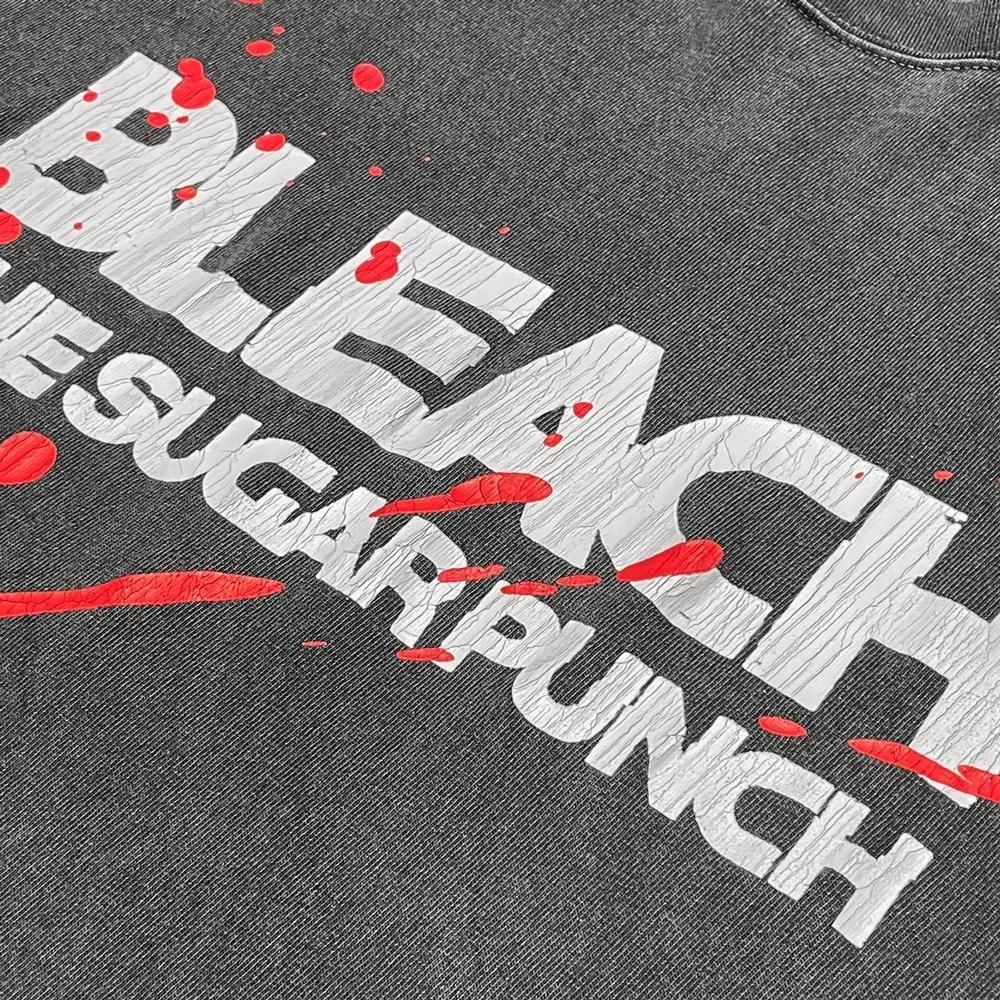 THE SUGAR PUNCH | BLEACH S/S T-SHIRT / BLACK