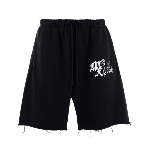 SAINT MXXXXXX | SWEAT SHORTS MX666 / BLACK