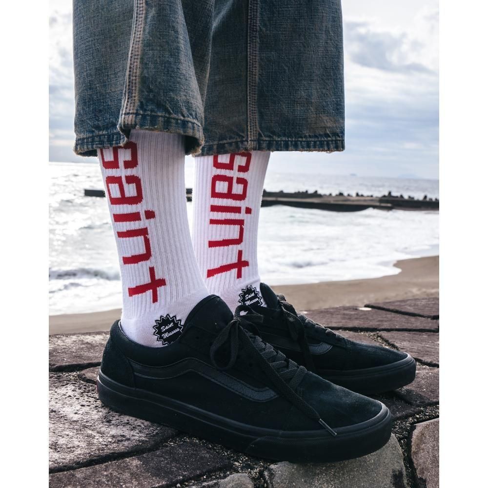 SAINT MXXXXXX | SOCKS SIT DOWN / WHITE