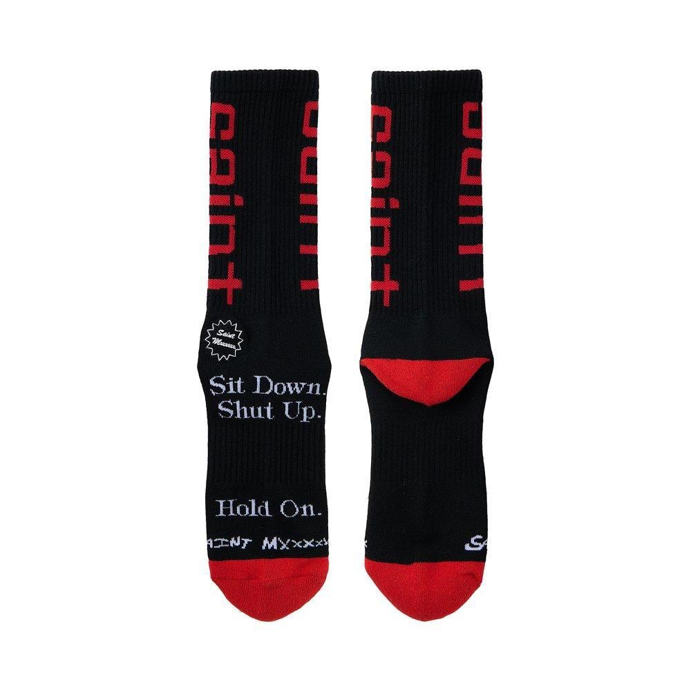 SAINT MXXXXXX | SOCKS SIT DOWN / BLACK