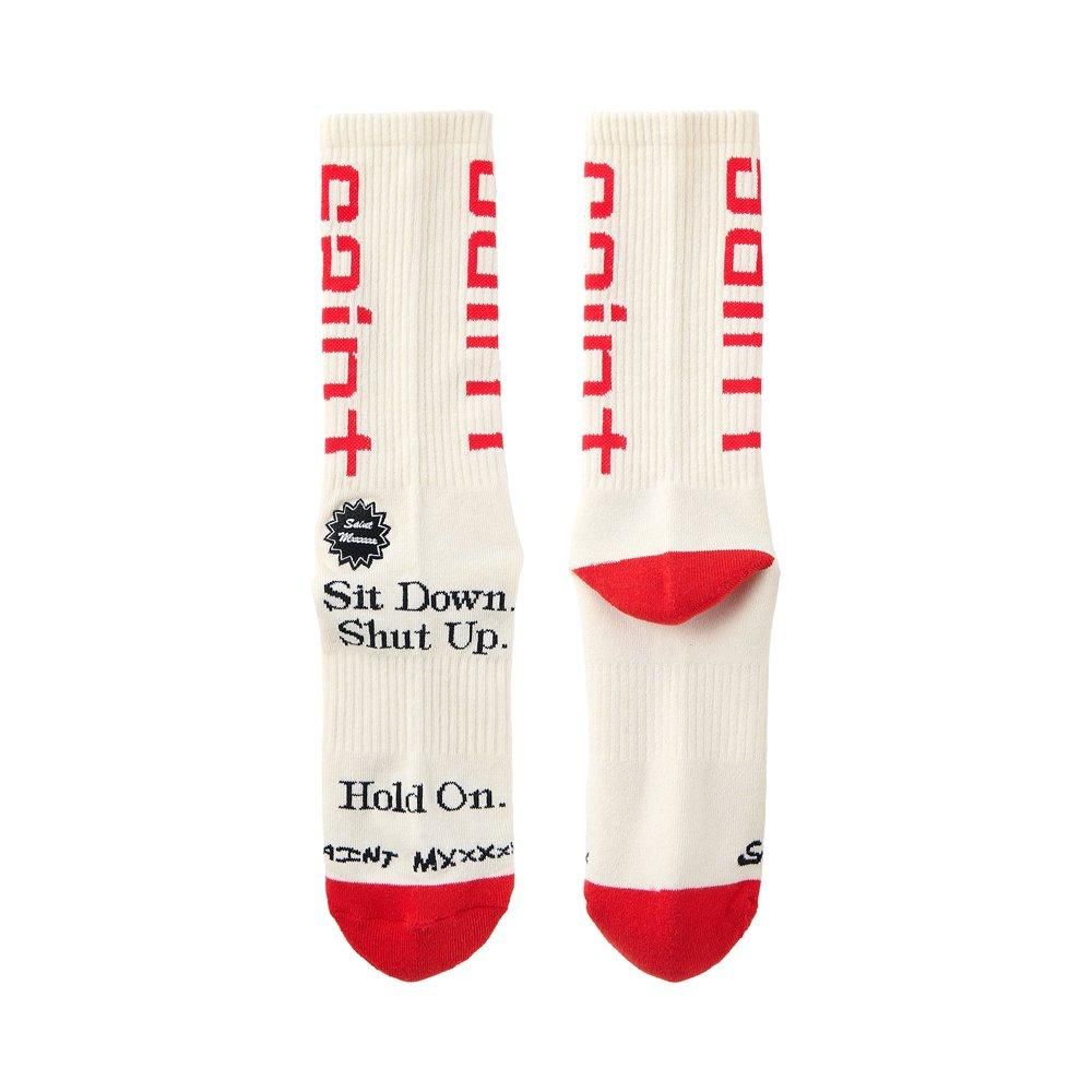 SAINT MXXXXXX | SOCKS SIT DOWN / ECRU
