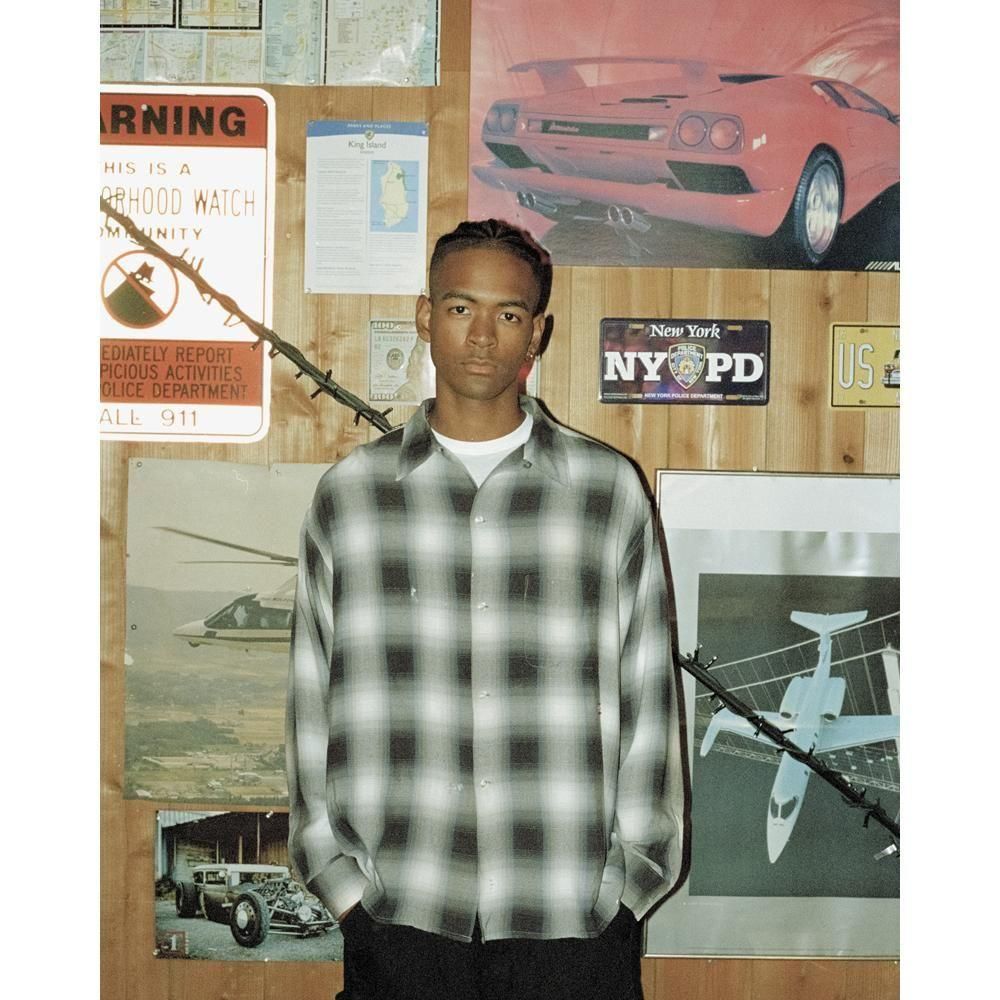 SAINT MXXXXXX | LM_CHECK SHIRT CHECK / NAVY