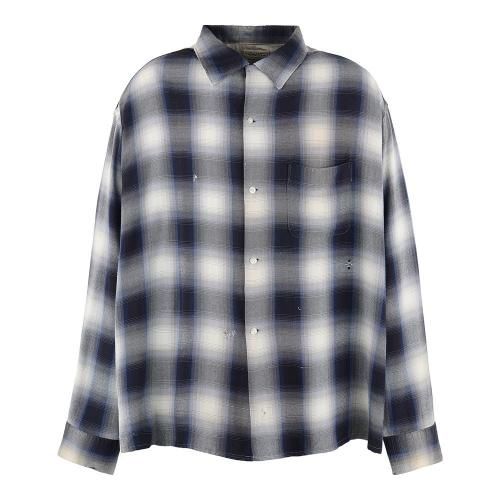 SAINT MXXXXXX | LM_CHECK SHIRT CHECK / NAVY