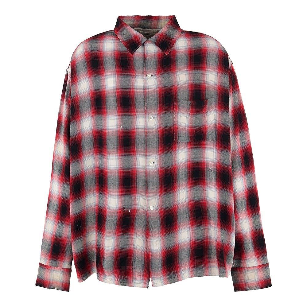 SAINT MXXXXXX | LM_CHECK SHIRT CHECK / RED
