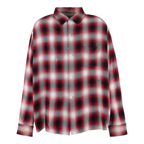 SAINT MXXXXXX | LM_CHECK SHIRT CHECK / RED
