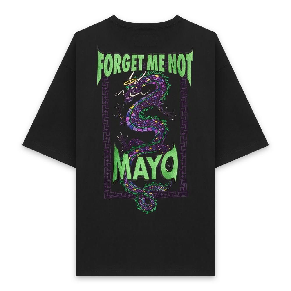 MAYO | DRAGON EMBROIDERY SHORT SLEEVE TEE / BLACK