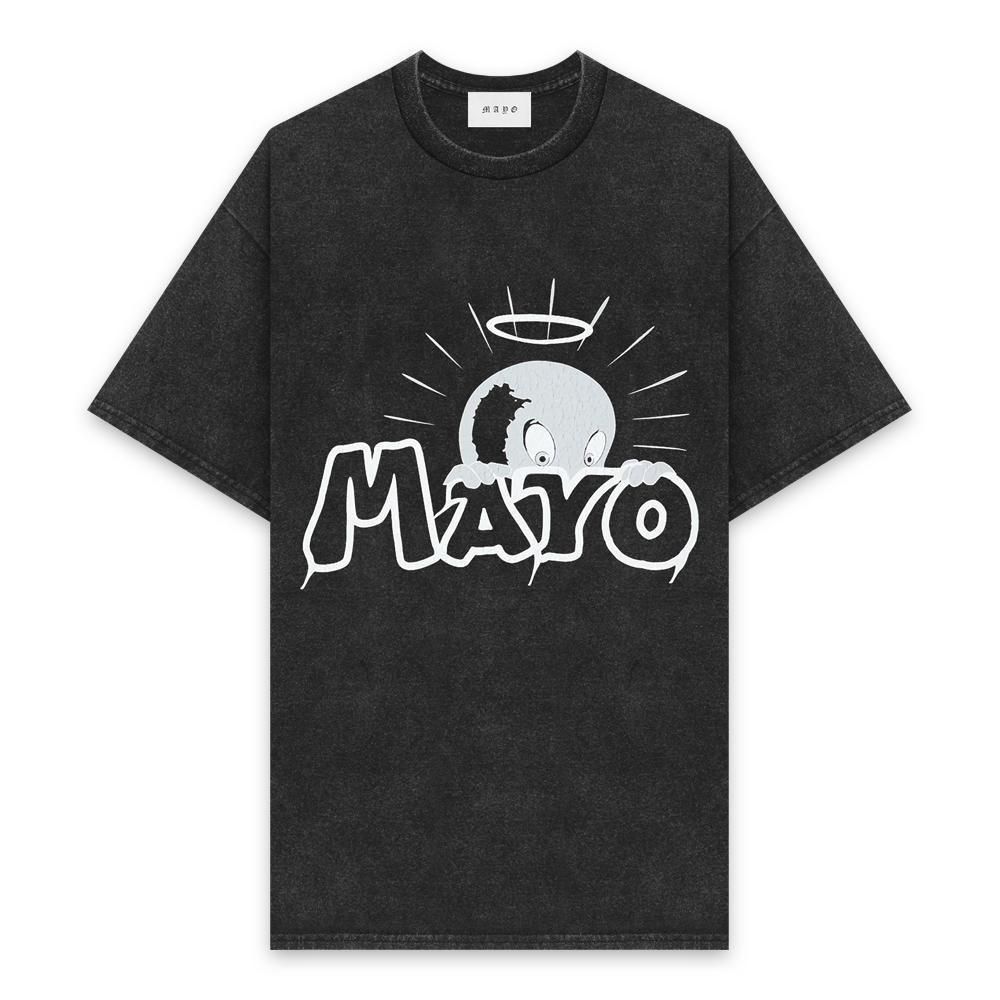 MAYO | CUTE & SPOOKY PRINT SHORT SLEEVE TEE / BLACK