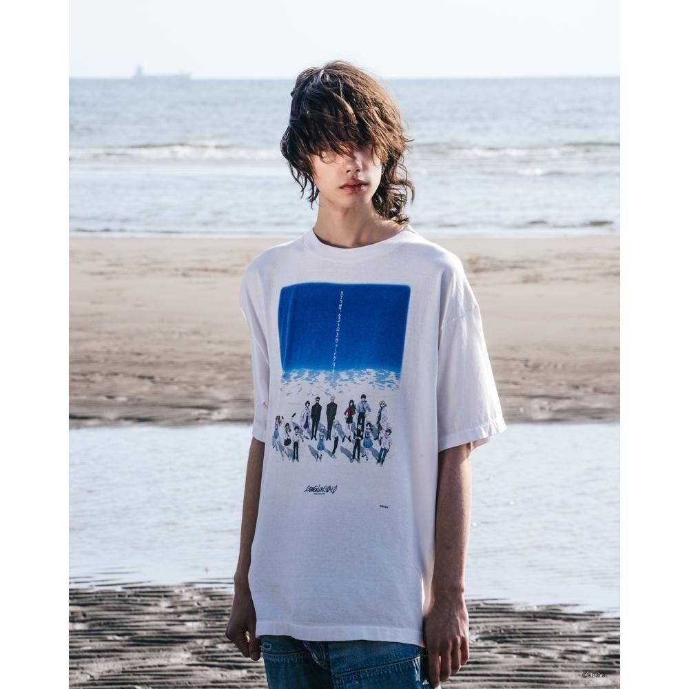SAINT MXXXXXX | EV_SS TEE BLUE / WHITE