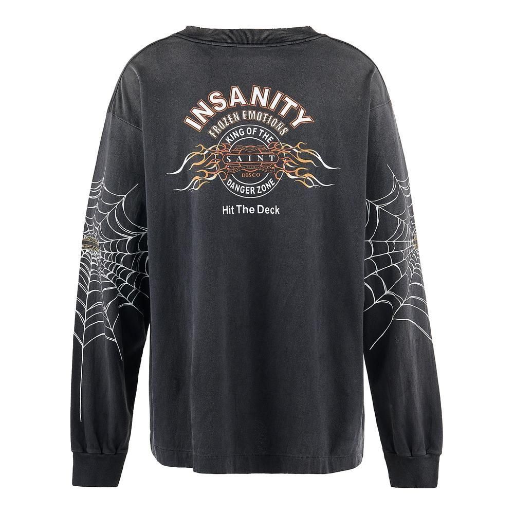 SAINT MXXXXXX | ML_LS TEE INSANITY / BLACK