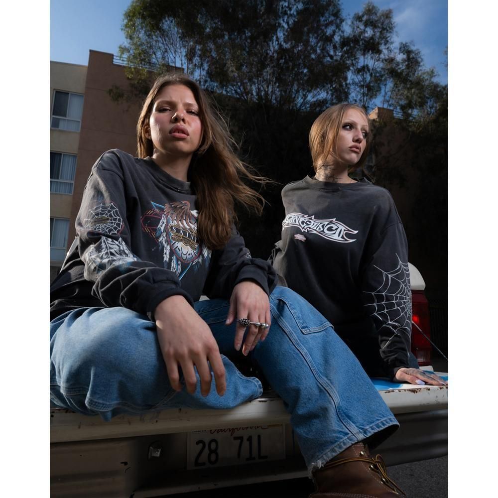 SAINT MXXXXXX | ML_LS TEE INSANITY / BLACK