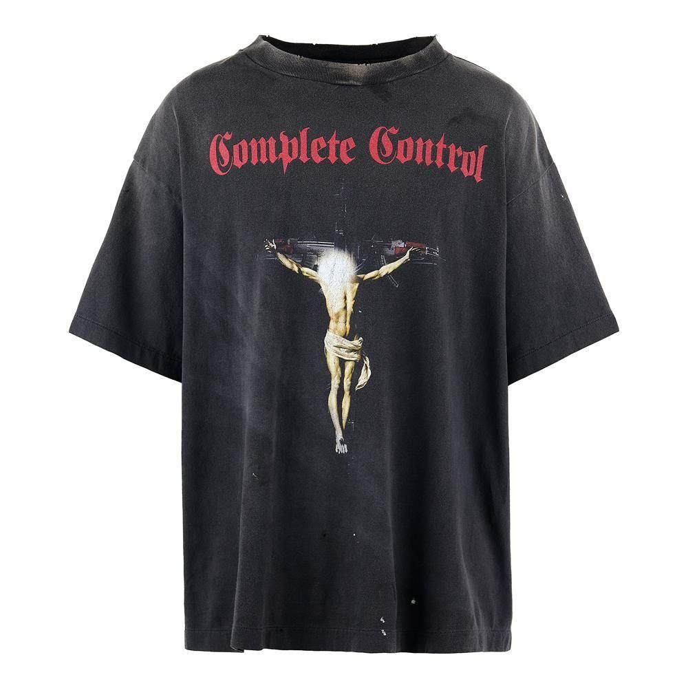 SAINT MXXXXXX | KK_SS TEE COMPLETE CONTRL / BLACK