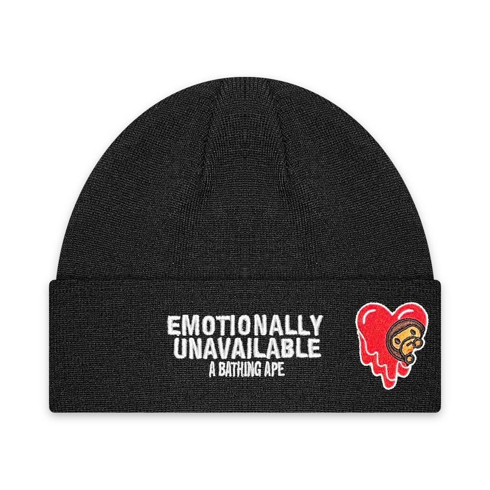 EMOTIONALLY UNAVAILABLE  | EU MILO BEANIE / BLACK