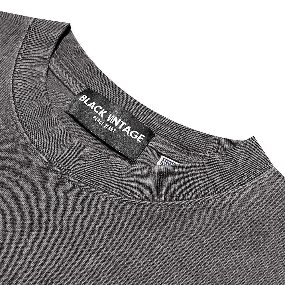 BLACK VINTAGE | L/S TEE VINTAGE DYEING / CHARCOAL