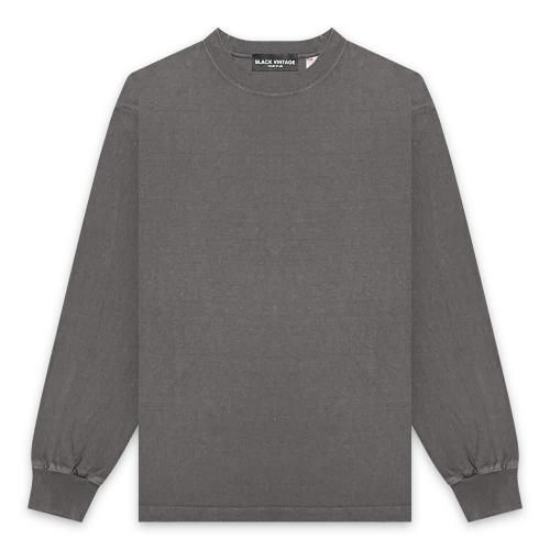 BLACK VINTAGE | L/S TEE VINTAGE DYEING / CHARCOAL