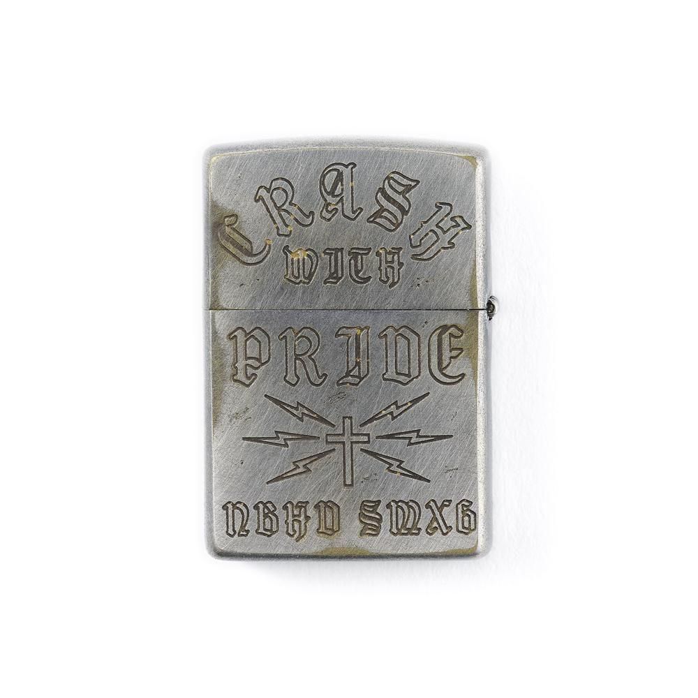 SAINT MXXXXXX | NH_STHD.AGED ZIPPO LIGHTER / SILVER