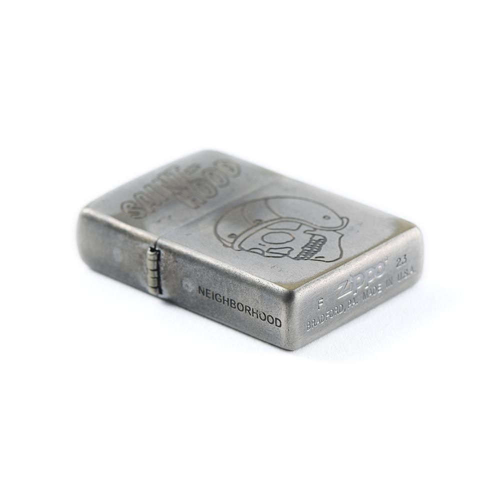 SAINT MXXXXXX | NH_STHD.AGED ZIPPO LIGHTER / SILVER
