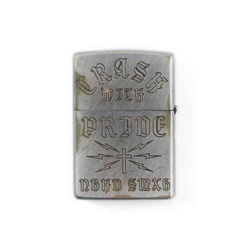 SAINT MXXXXXX | NH_STHD.AGED ZIPPO LIGHTER / SILVER